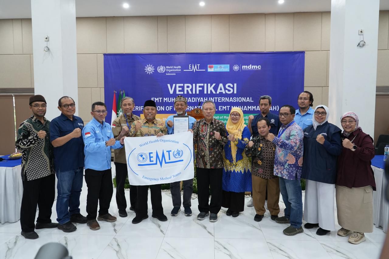 EMT Muhammadiyah Tersertifikasi WHO, Lazismu Siap Dukung Program Kemanusiaan di Kancah Internasional