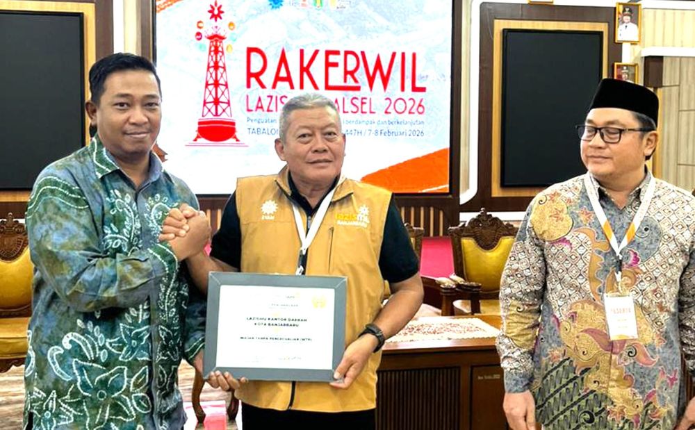 Rakerwil Lazismu Kalsel Digelar di Tabalong, Lazismu Banjarbaru Raih Penghargaan WTP