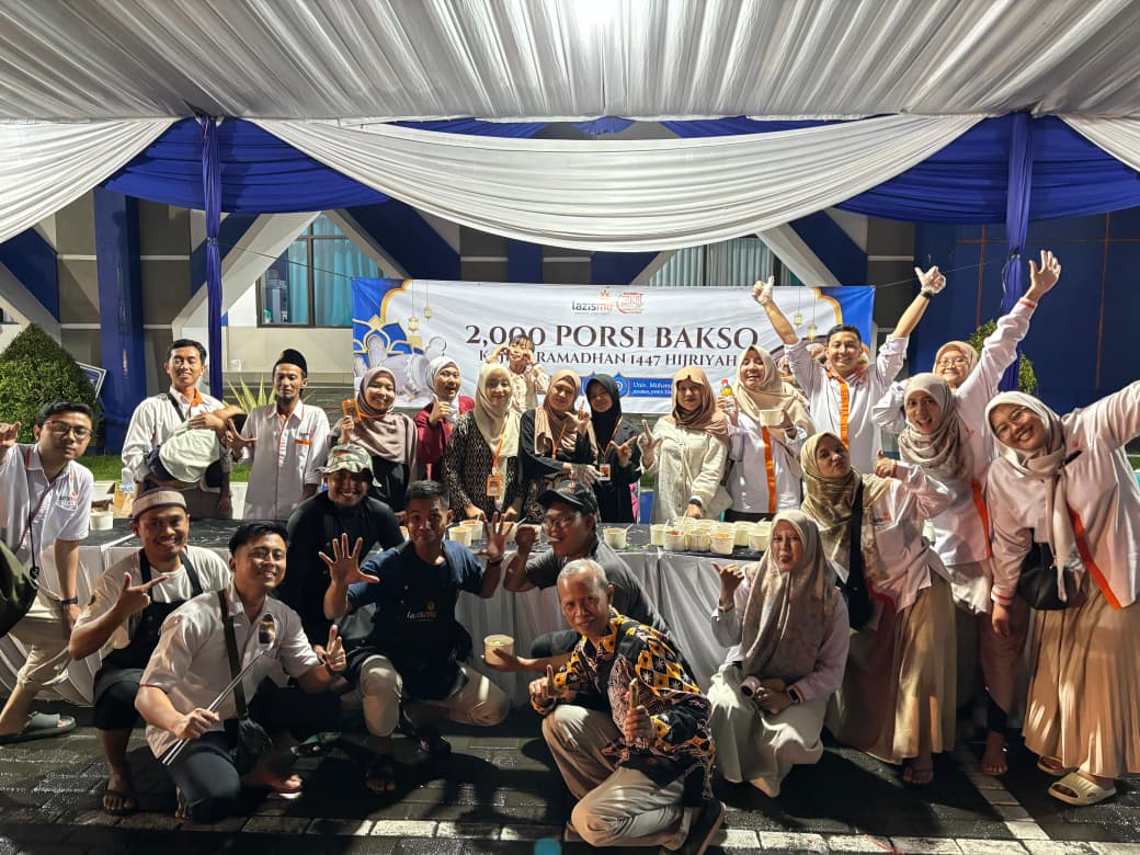 Jeda Kajian Ramadan, Sebanyak 2.000 Porsi Baksomu Hangatkan Kebersamaan Jamaah