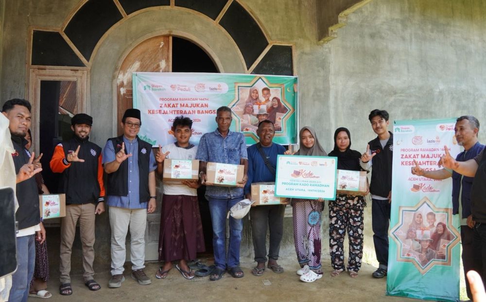 Penyintas Terdampak Banjir Aceh Utara Tersenyum Bahagia Peroleh 120 Paket Kado Ramadan