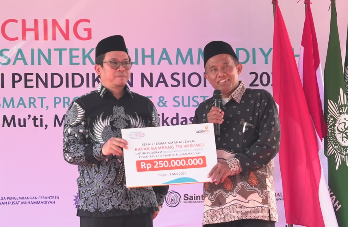 Muhammadiyah Luncurkan Pesantren Eco-Saintek Berbasis Filantropi, 60 Santri Peroleh Beasiswa Pendidikan